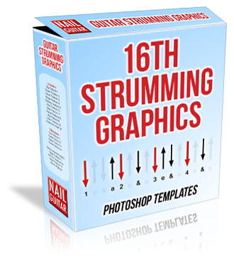 Guitar Strumming Graphics box - 16th