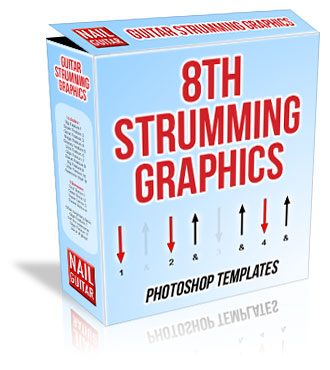 Guitar Strumming Graphics box - 8ths