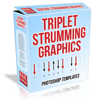 Guitar Strumming Graphics box - Triplets